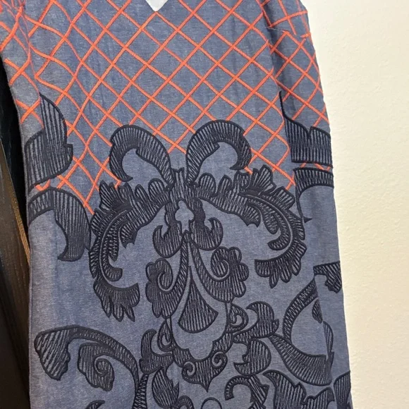 Jealous Tomato Embroidered Chambray Mini Dress - Picture 5 of 5